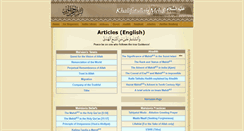 Desktop Screenshot of khalifatullahmehdi.info